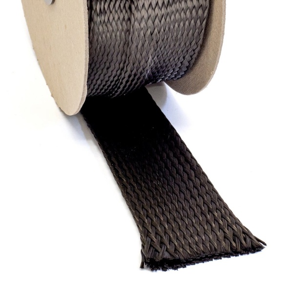 Carbon Fibre Braid - 6K - 80mm wide - 434gsm